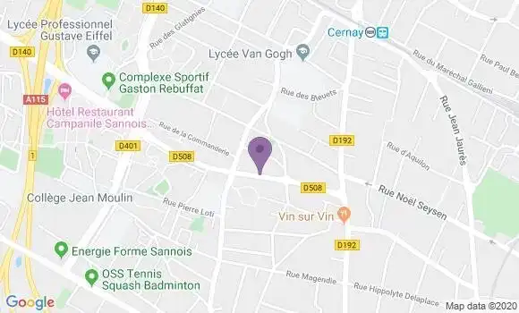 Localisation Bellier Jean Louis