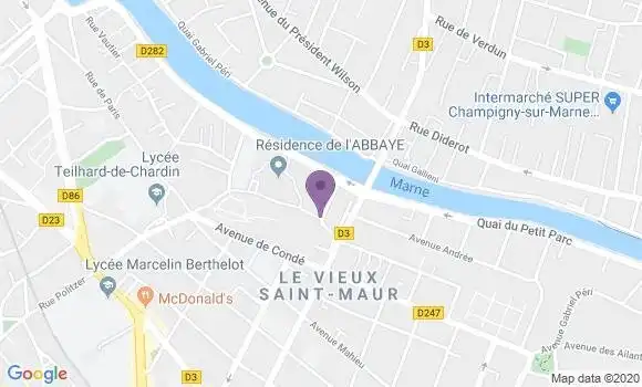 Localisation Cordier Christian