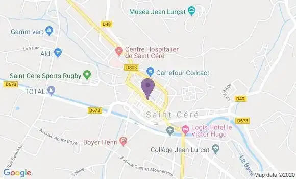 Localisation Fontanille Bernard