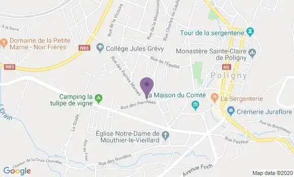 Localisation Fridez Dominique