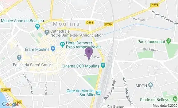 Localisation Bourdiel Bruno