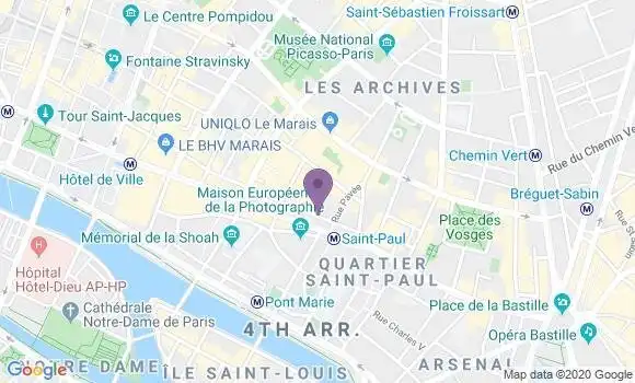 Localisation Innocenti Eve Virginie