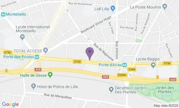 Localisation Debrock Claude