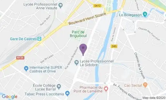 Localisation Viala Jacques