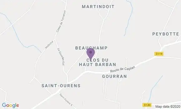 Localisation Begue Carole