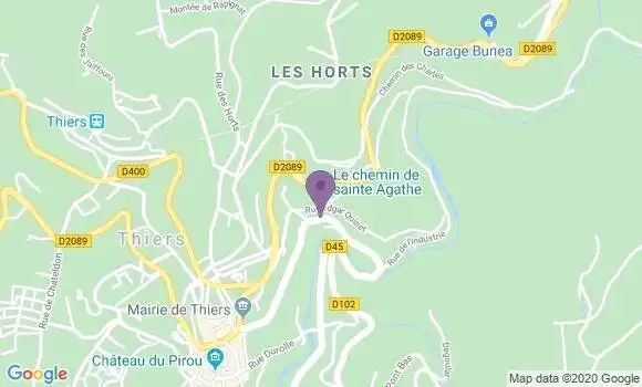 Localisation Combronde Michel