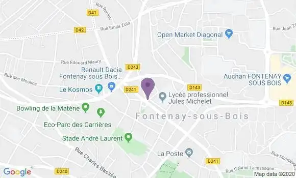 Localisation Baudesson Escougnou Caroline