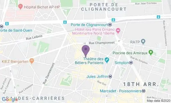 Localisation Bourdon Michel Antoine