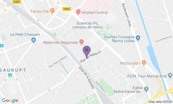 Localisation Mervant Jean Luc