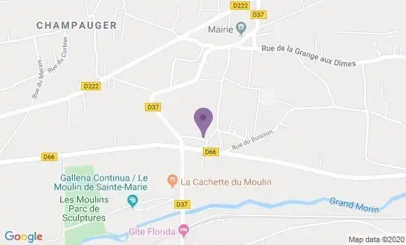 Localisation Villeneuve Bernard
