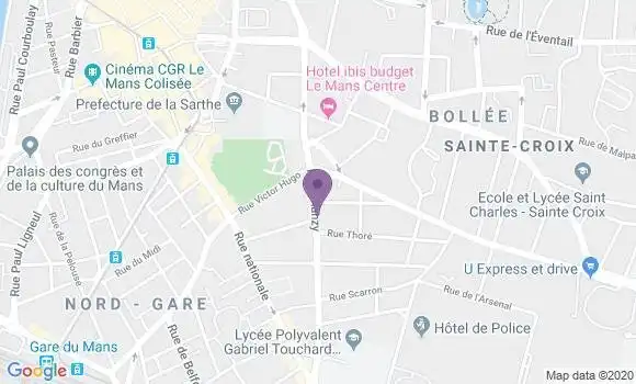 Localisation Cazals Hubert