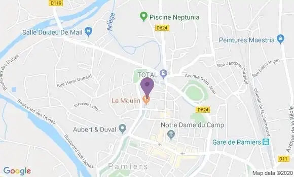 Localisation Eychenne Vidal Marie Claude