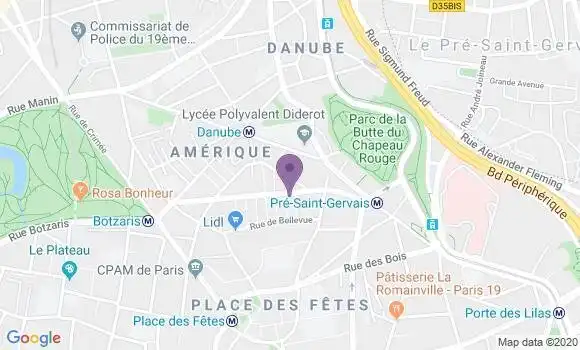 Localisation Laurencin Bernadette