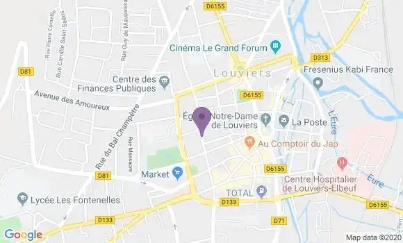 Localisation Foulkes Bruno