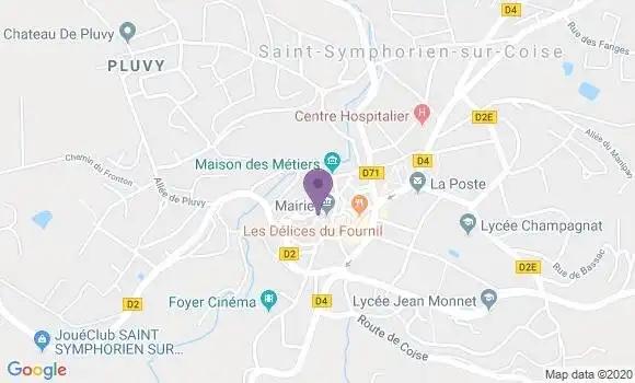Localisation Adilon Marie