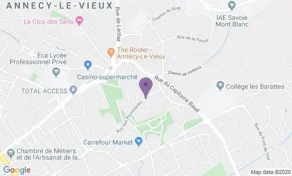 Localisation Dupuis Baldy Isabelle