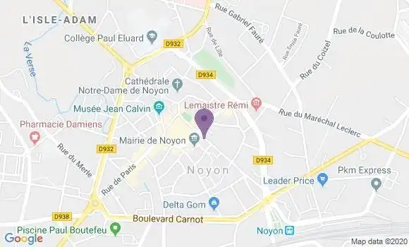 Localisation Durville Jacques