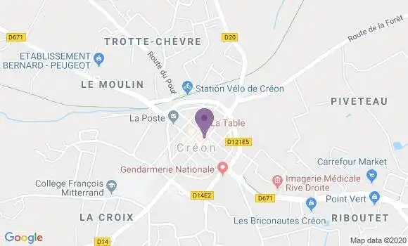 Localisation Madaule Lestie Jean Pierre