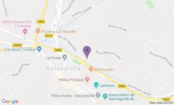 Localisation Autret Michel