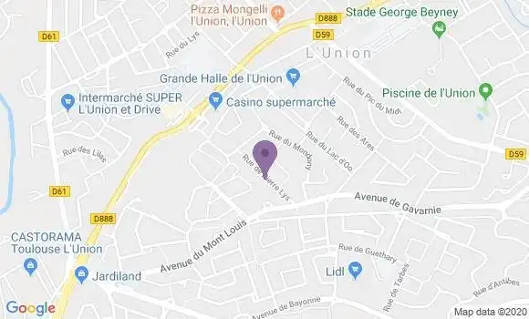 Localisation Laborde Pierre
