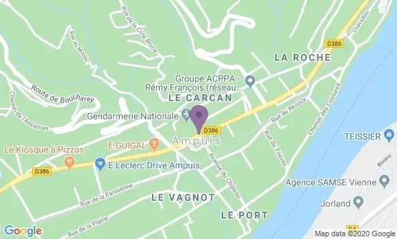 Localisation Moisson de Vaux Christophe