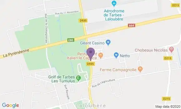 Localisation Naudy Garrigues Isabelle