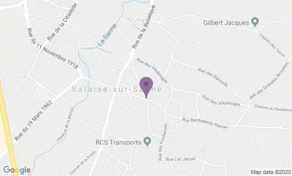 Localisation Roquesalane Bernard
