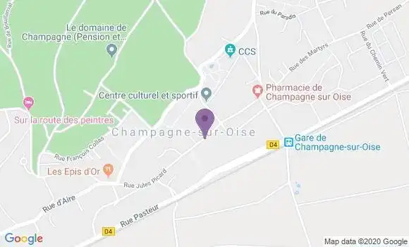 Localisation Chamblay Gilbert