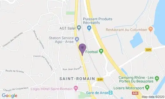 Localisation Saint Germain Bruno