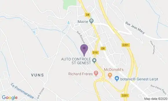 Localisation Measson Bernard