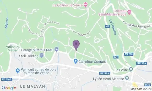 Localisation Maniouloux Jean Paul