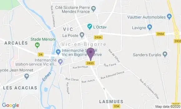 Localisation Huot François
