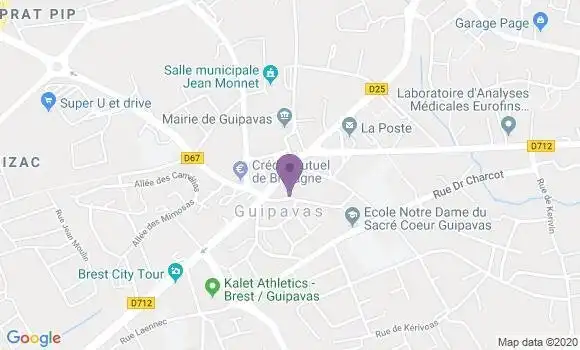 Localisation Daniel Jean Paul