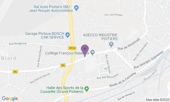 Localisation Gaudin Claudine