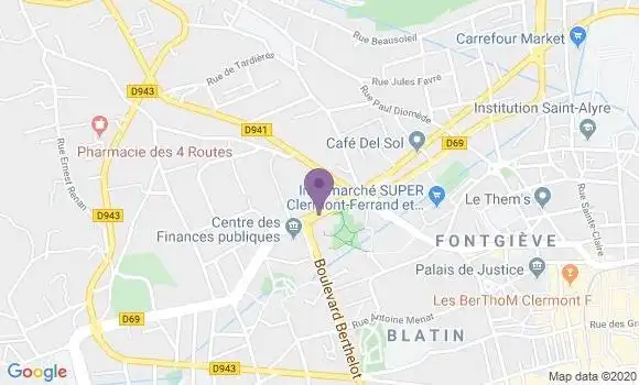 Localisation Blanchet Christian