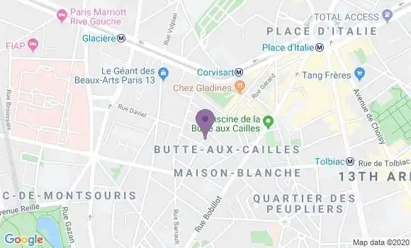 Localisation Biran Daniel