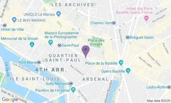 Localisation Carril Christine