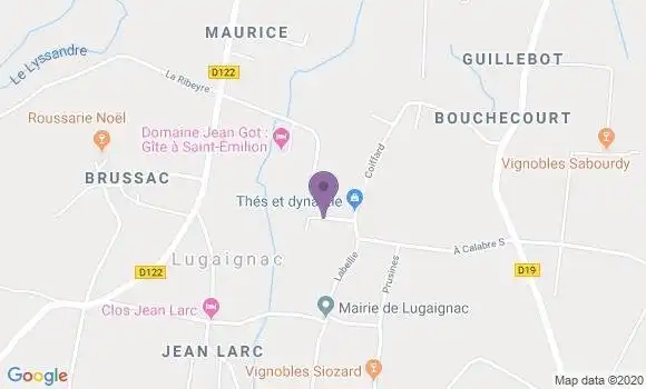 Localisation Cruchon Dupeyrat Jean François