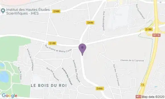 Localisation Evellin Jacques