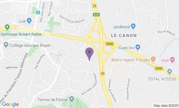 Localisation Vacheret Gilbert