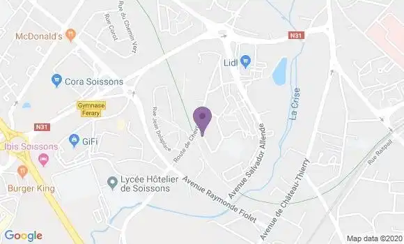 Localisation Rouchette Jean Claude