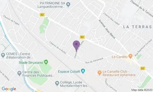 Localisation Cousy Christophe