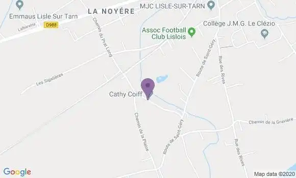 Localisation Ginestet Ludovic
