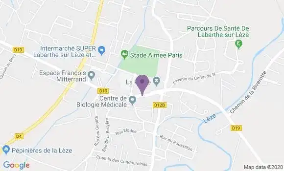 Localisation Monier Bernard