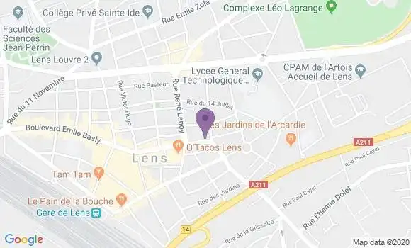 Localisation Vincent Nathalie