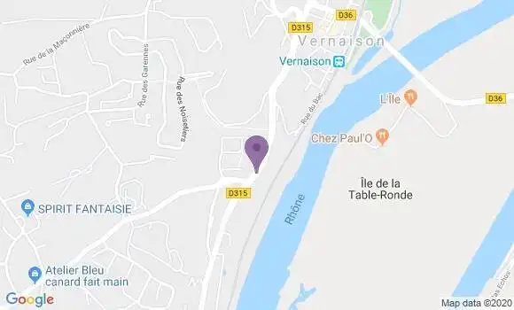 Localisation Givord Jean Pierre