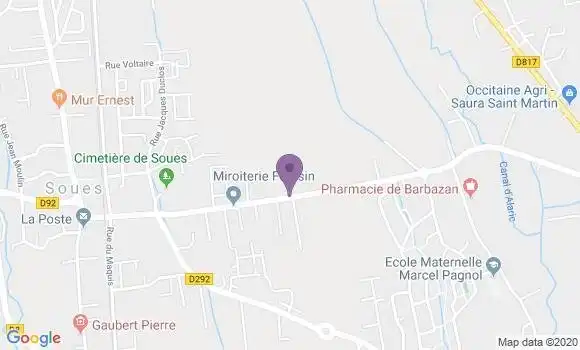 Localisation Cledat Francis