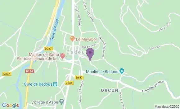 Localisation Nougue Debat Isabelle