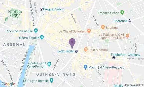 Localisation Samuel Eva