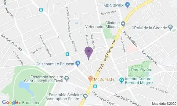 Localisation Sanderre Alain